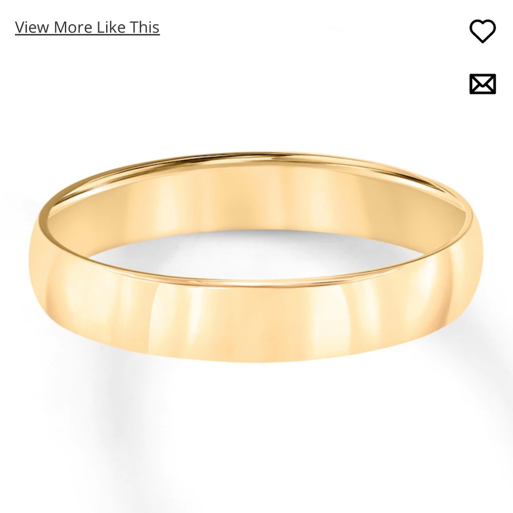 10K YELLOW GOLD WEDDING BAND